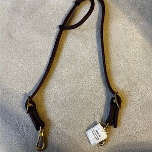 Double Buckle One Ear Headstall with Snaps Pre Oiled